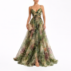 Giselle | Lumoava Maxi-mekko Kukkapainatuksella