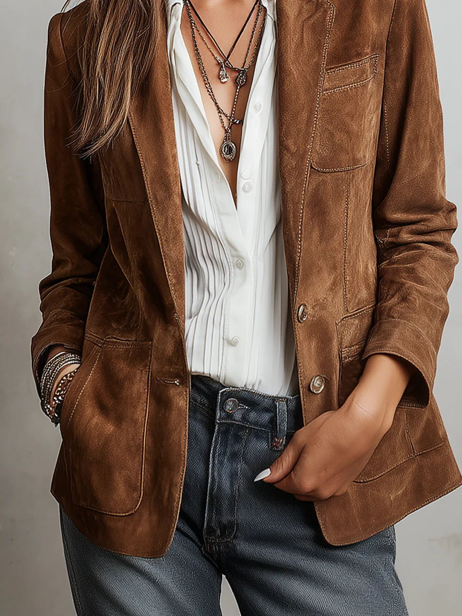 Marcelle | Vintage Beige Bleiseri