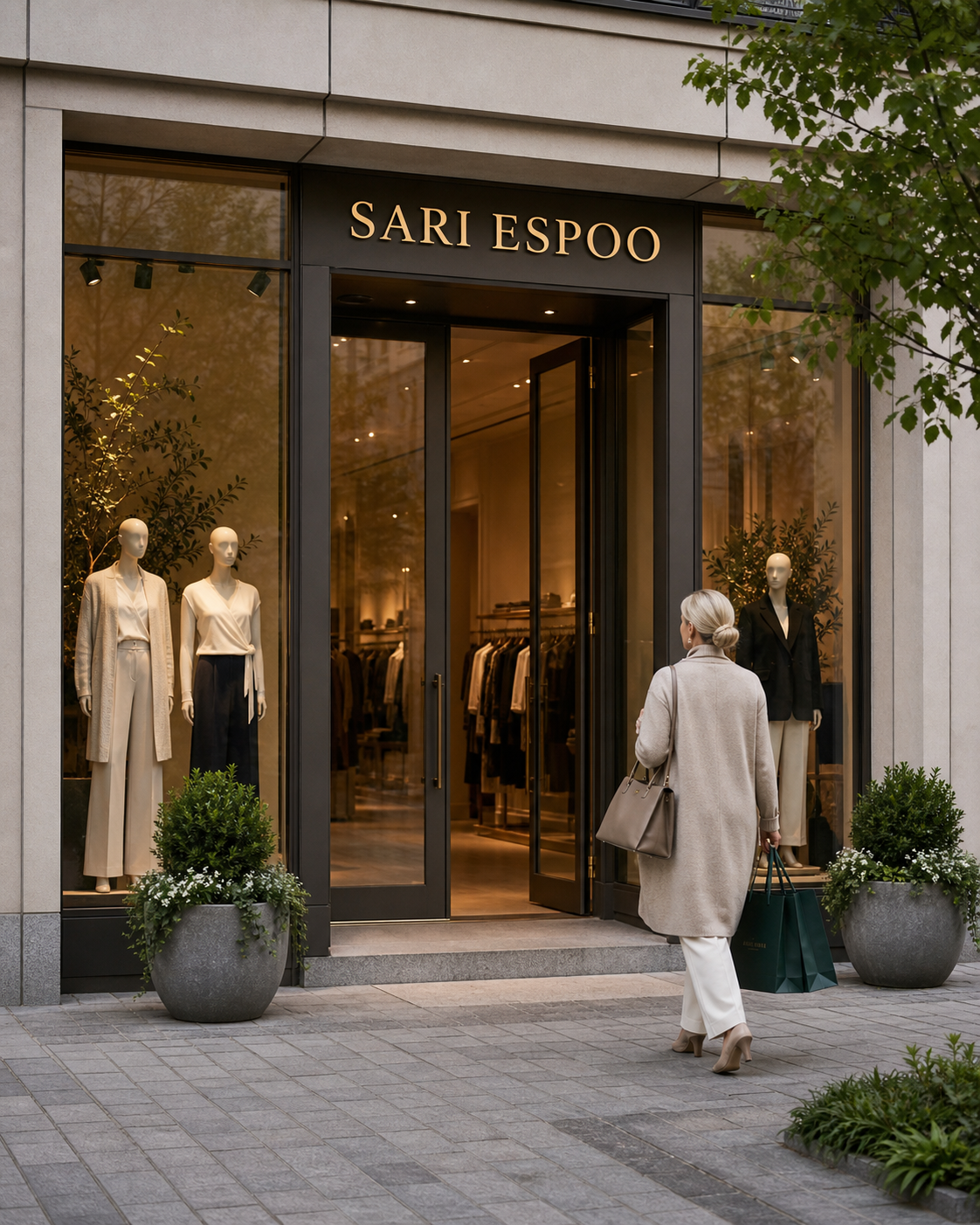 Sari Espoo -liikkeen julkisivu